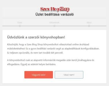 Beállítás varázsló Beállítás varázsló