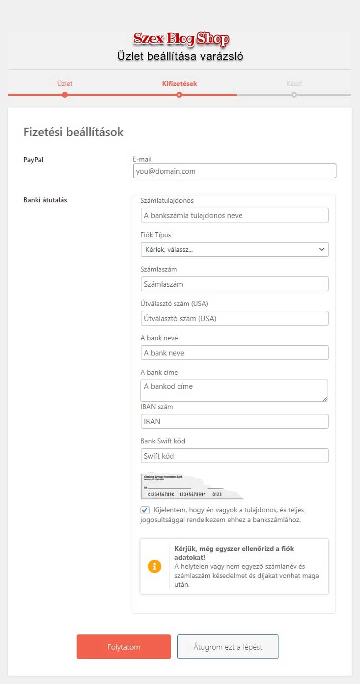 varazslo-3 Fizetési beállítások